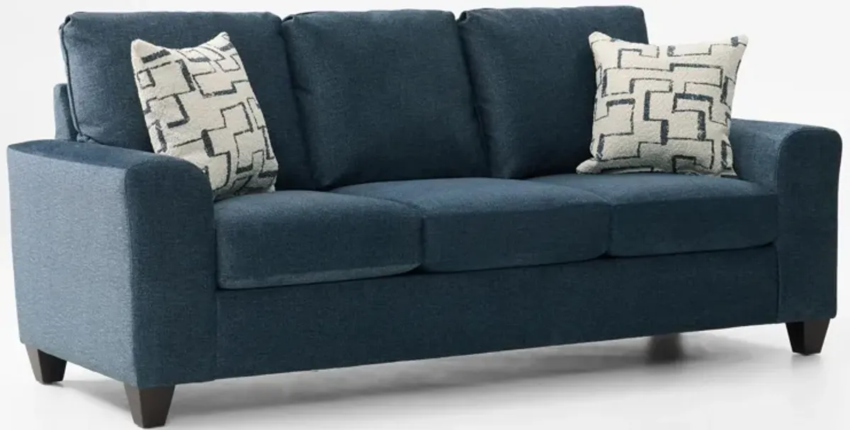 Canyon Sofa and Chair Set - Navy