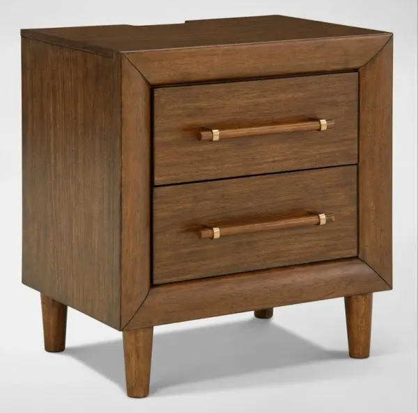 Signature Design by Ashley Uptown 2-Drawer Nightstand with USB Charging