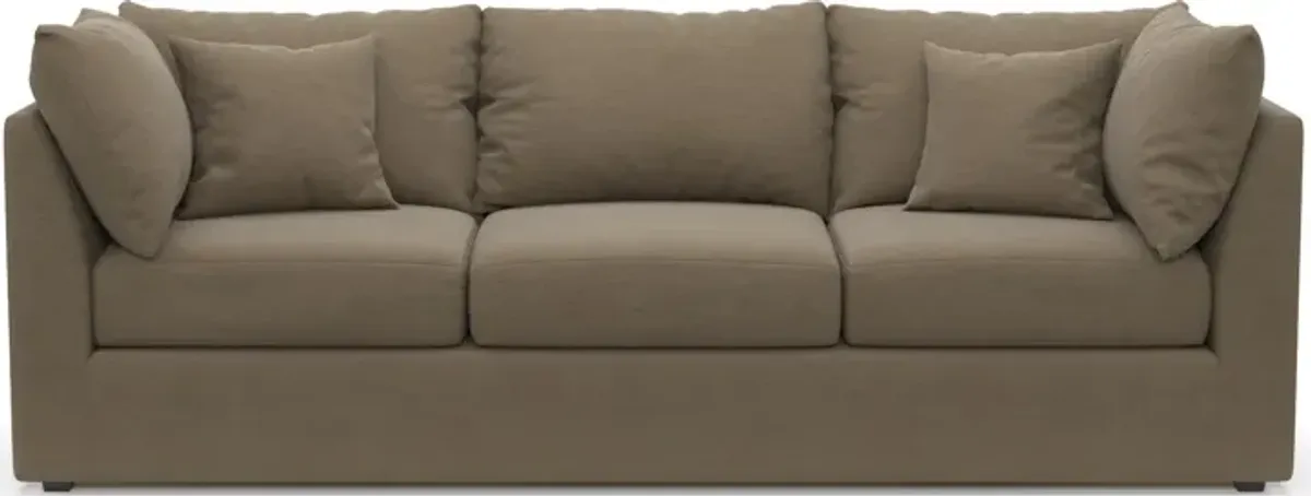 Nest Hybrid Comfort Sofa - Merrimac Brownstone