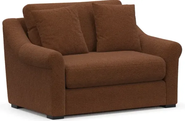 Bowery Foam Comfort Chair and a Half - Nora Chocolate
