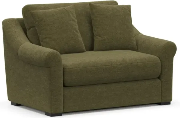 Bowery Foam Comfort Chair and a Half - Expedition Olive