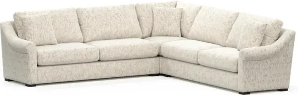 Bowery Foam Comfort Sleeper Sectional - Haley Oyster