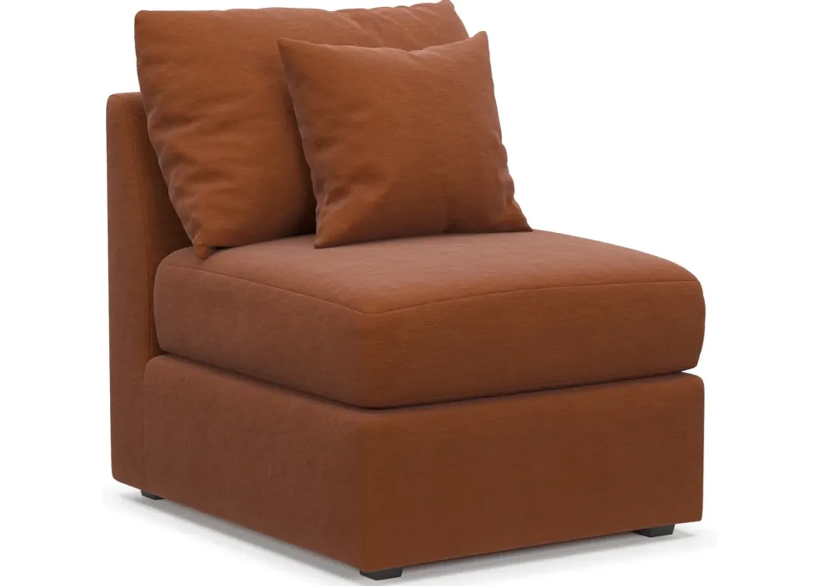 Nest Hybrid Comfort Armless Chair - Merrimac Brick