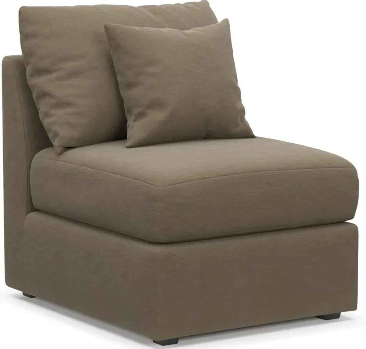 Nest Hybrid Comfort Armless Chair - Merrimac Brownstone