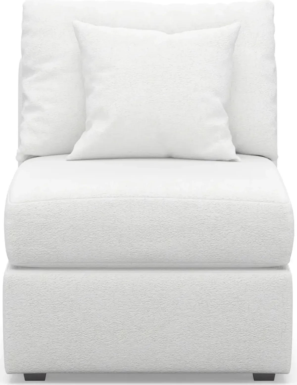 Nest Hybrid Comfort Armless Chair - Lovie Chalk