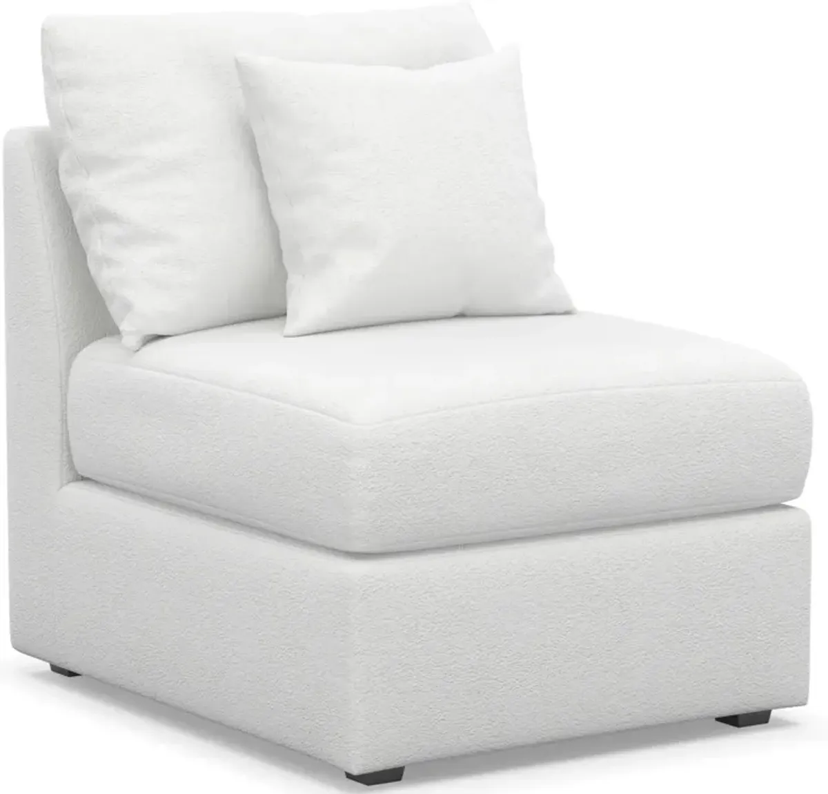 Nest Hybrid Comfort Armless Chair - Lovie Chalk