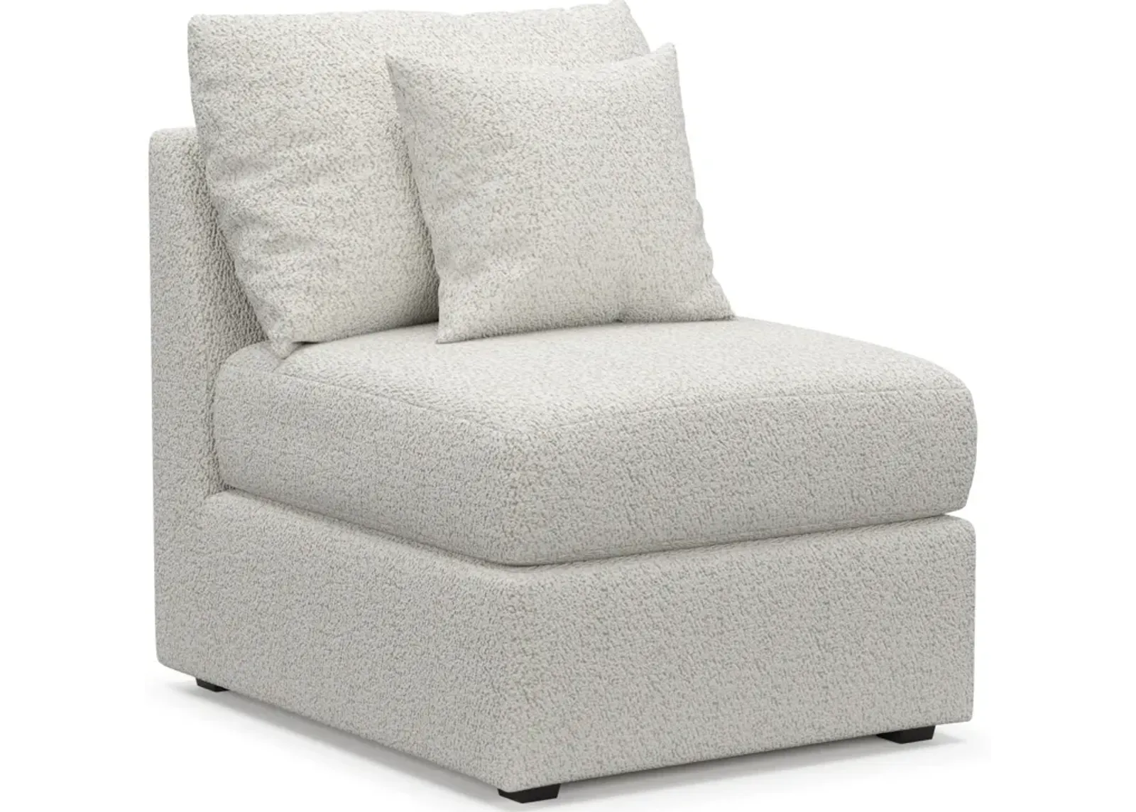 Nest Hybrid Comfort Armless Chair - River Rock Ivory