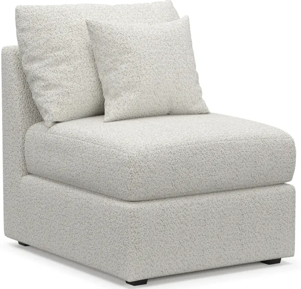 Nest Hybrid Comfort Armless Chair - River Rock Ivory