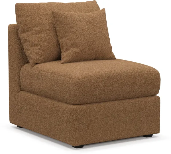Nest Hybrid Comfort Armless Chair - Texel Caramel