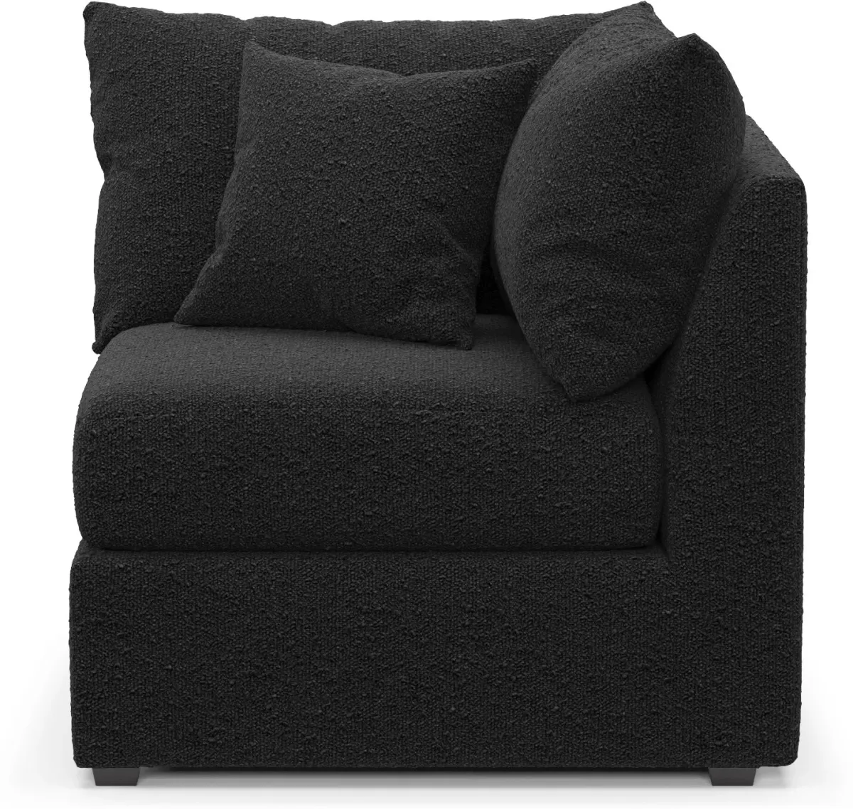 Nest Hybrid Comfort Corner Chair - Bloke Obsidian