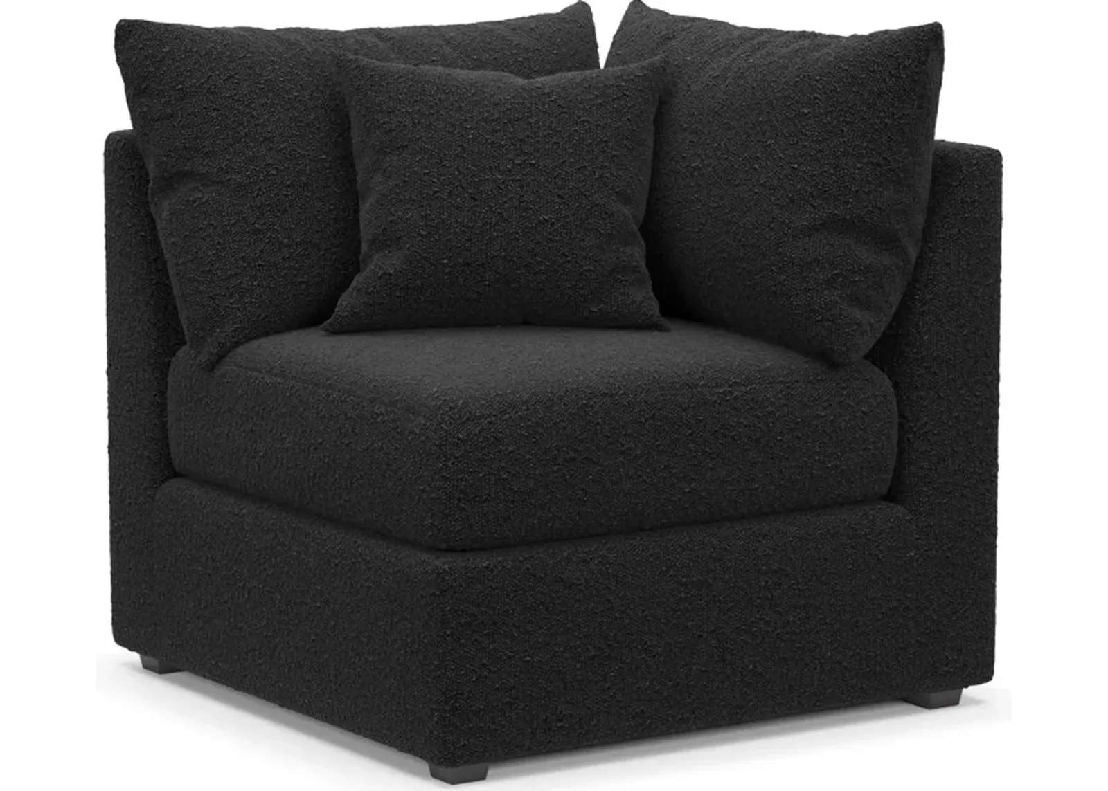 Nest Hybrid Comfort Corner Chair - Bloke Obsidian