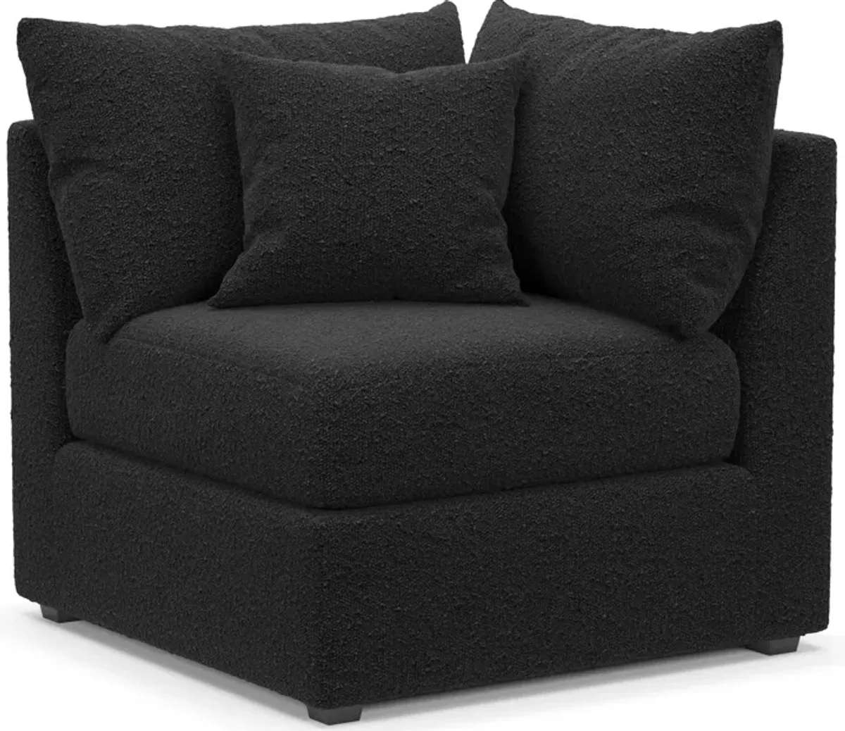 Nest Hybrid Comfort Corner Chair - Bloke Obsidian