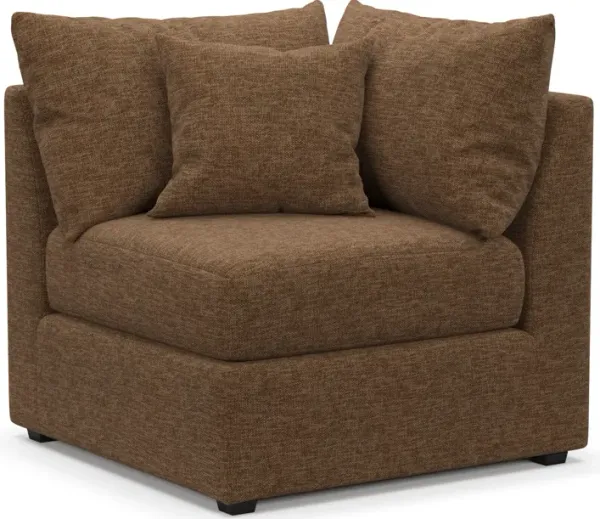 Nest Hybrid Comfort Corner Chair - Balvi Truffle