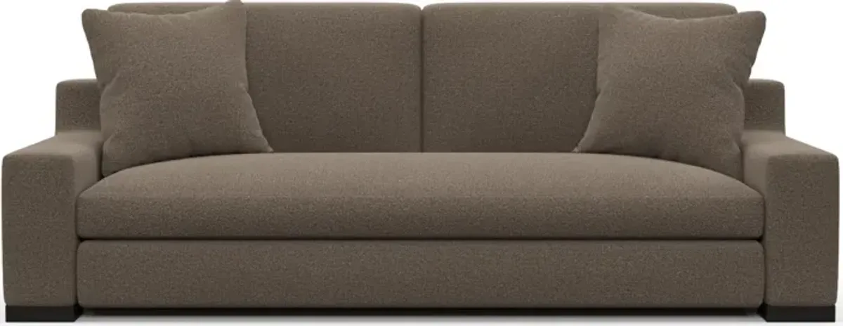 Ethan Foam Comfort Sofa - Liv Umber