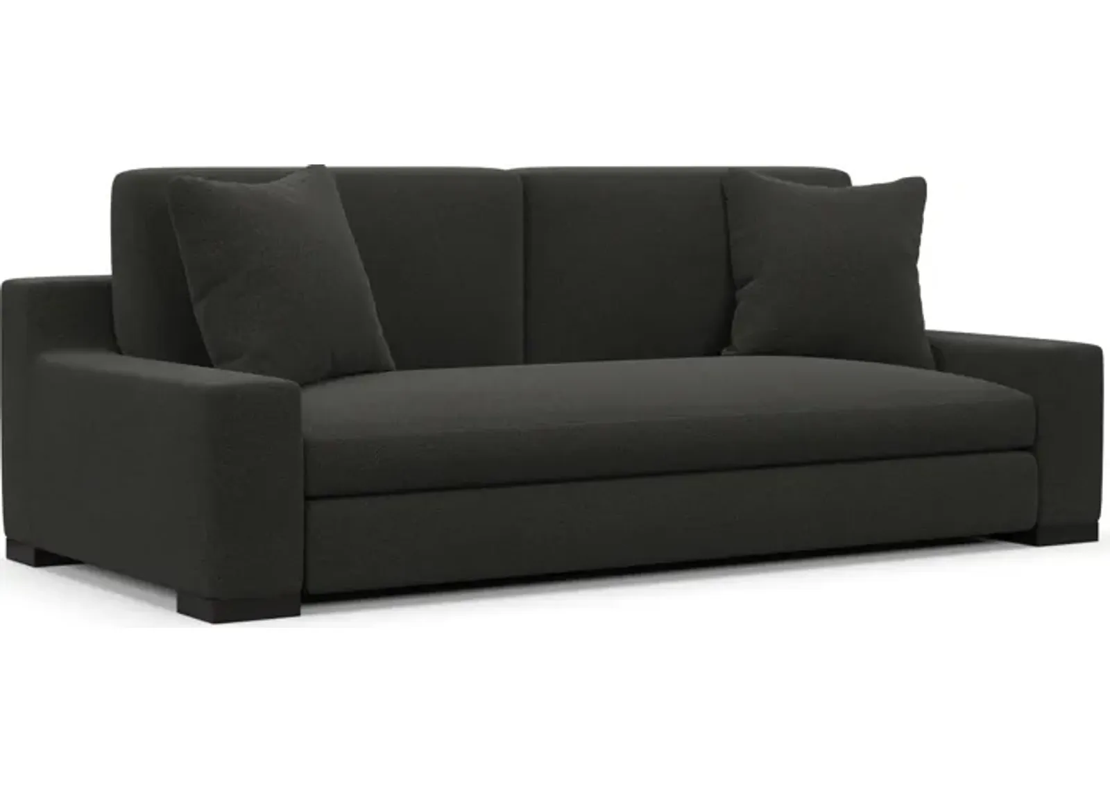 Ethan Foam Comfort Sofa - Liv Onyx