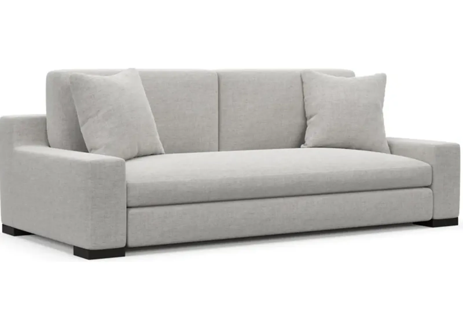 Ethan Foam Comfort Sofa - Adario Fog