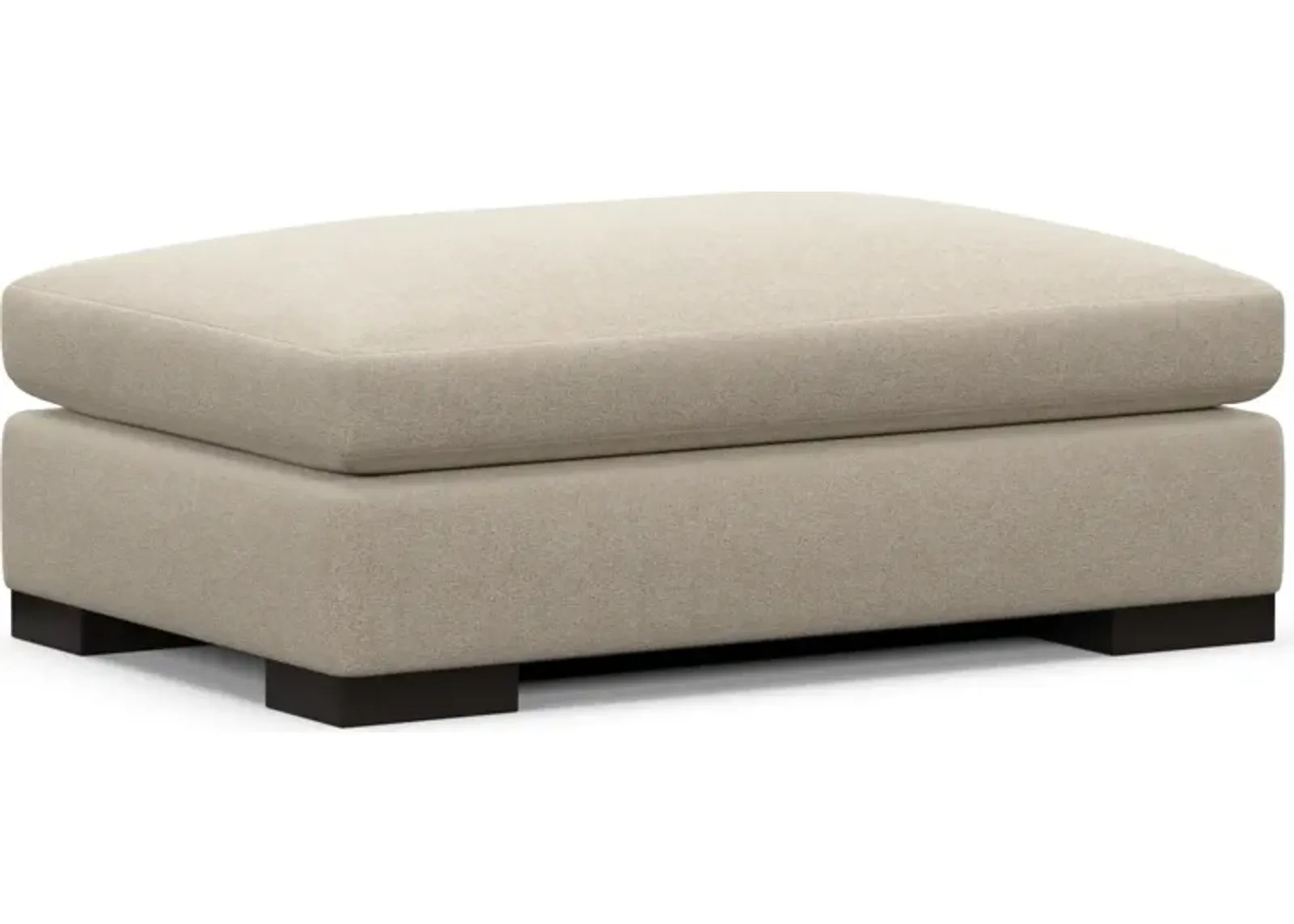 Ethan Foam Comfort Ottoman - Basker Antique