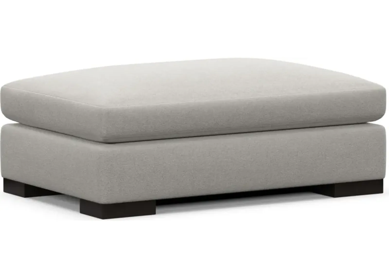 Ethan Foam Comfort Ottoman - Basker Dove