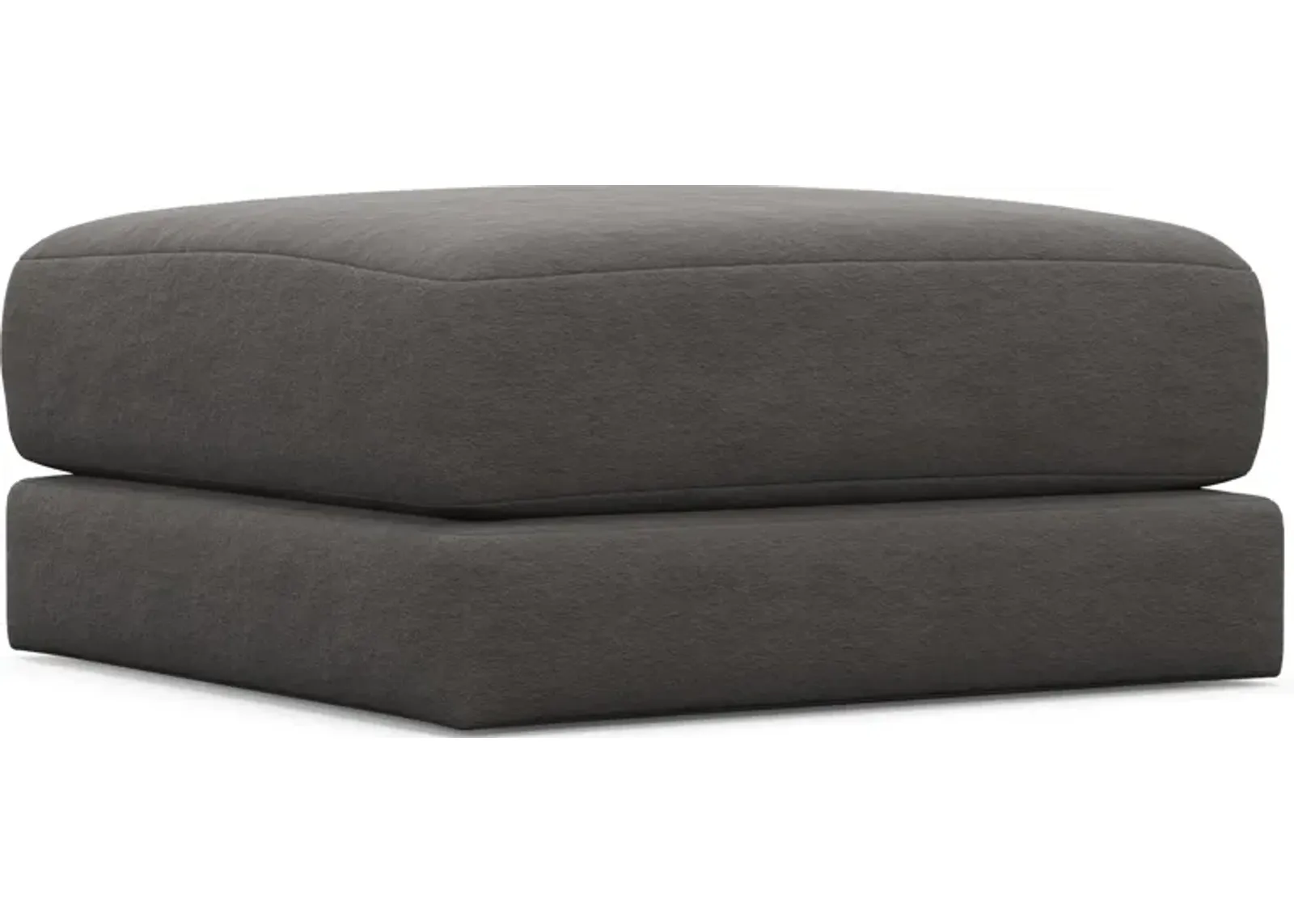 Nest Hybrid Comfort Short Ottoman - Merrimac Ash