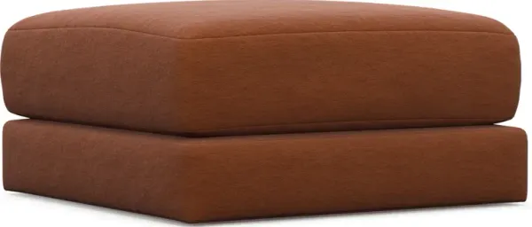 Nest Hybrid Comfort Short Ottoman - Merrimac Brick
