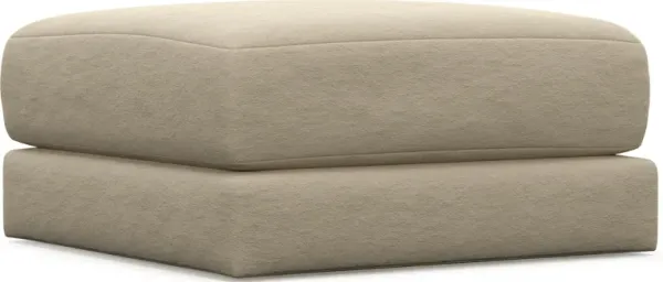 Nest Hybrid Comfort Short Ottoman - Merrimac Ecru