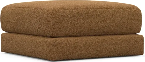 Nest Hybrid Comfort Ottoman - Nora Camel