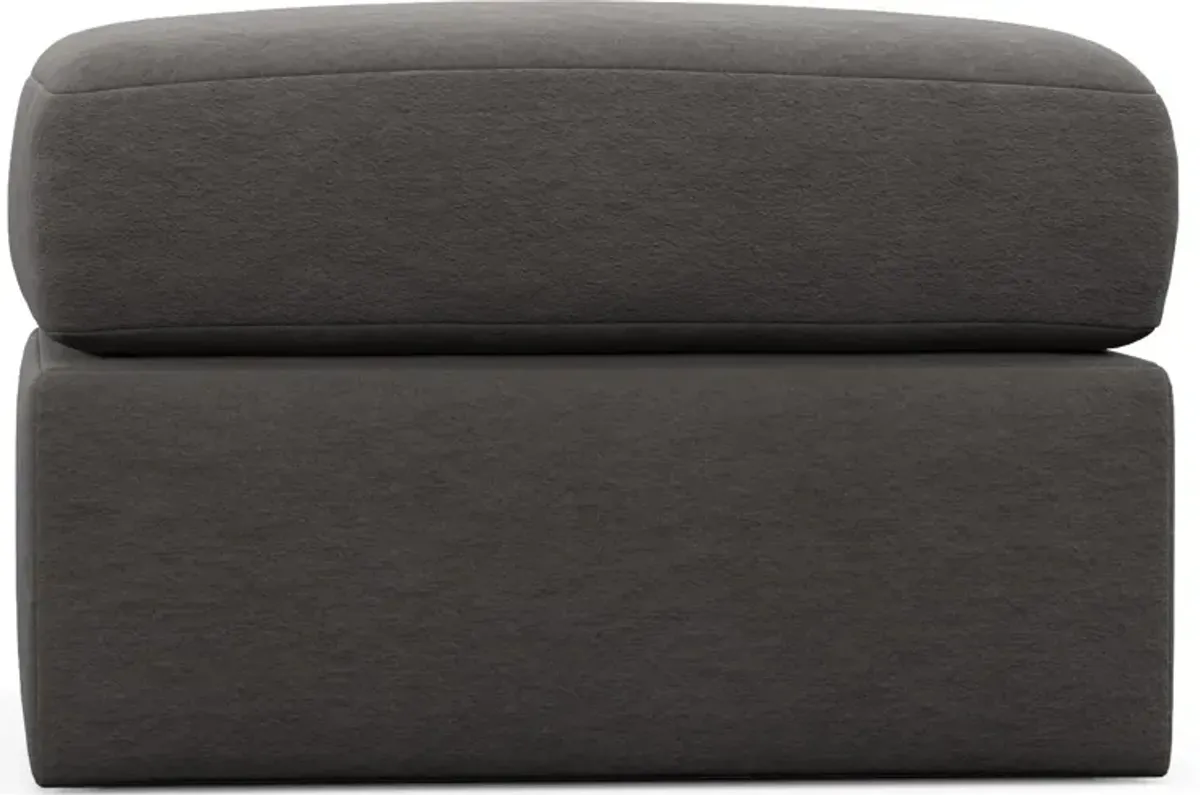 Nest Hybrid Comfort Tall Ottoman - Merrimac Ash