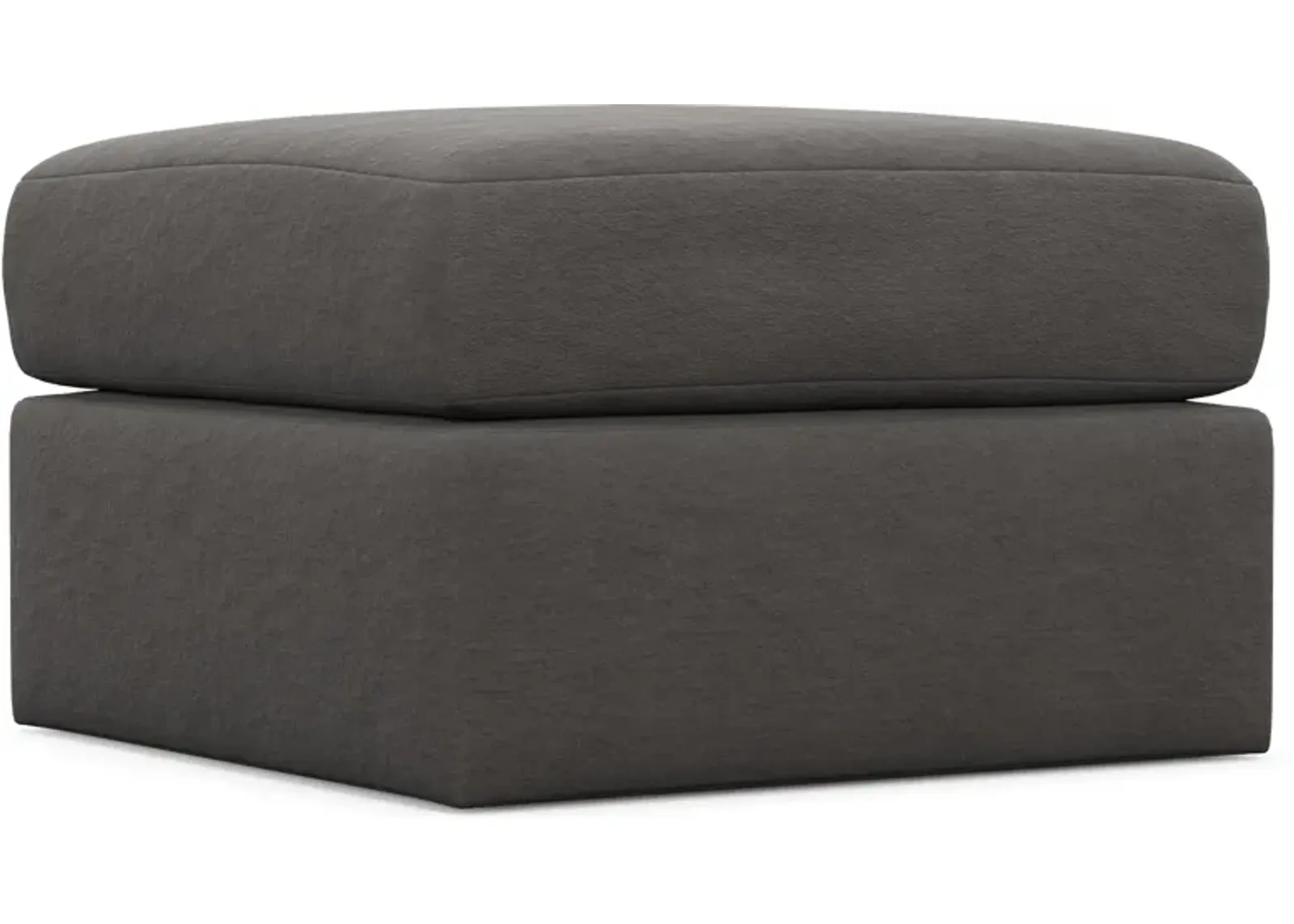 Nest Hybrid Comfort Tall Ottoman - Merrimac Ash