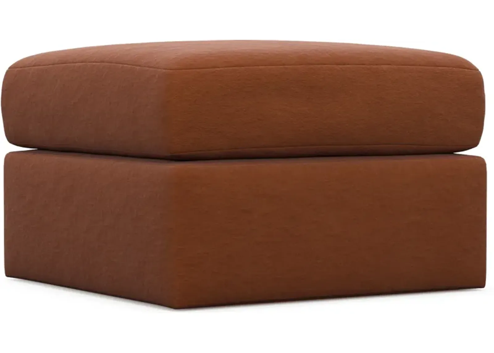 Nest Hybrid Comfort Tall Ottoman - Merrimac Brick