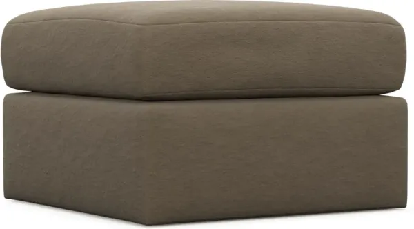 Nest Hybrid Comfort Tall Ottoman - Merrimac Brownstone