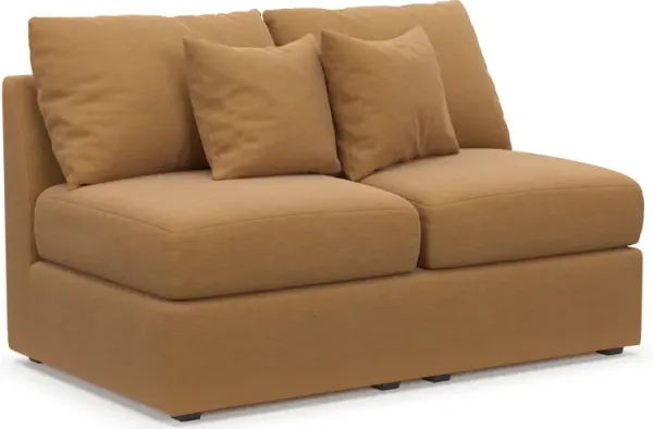 Nest Hybrid Comfort Armless Loveseat - Merrimac Topaz