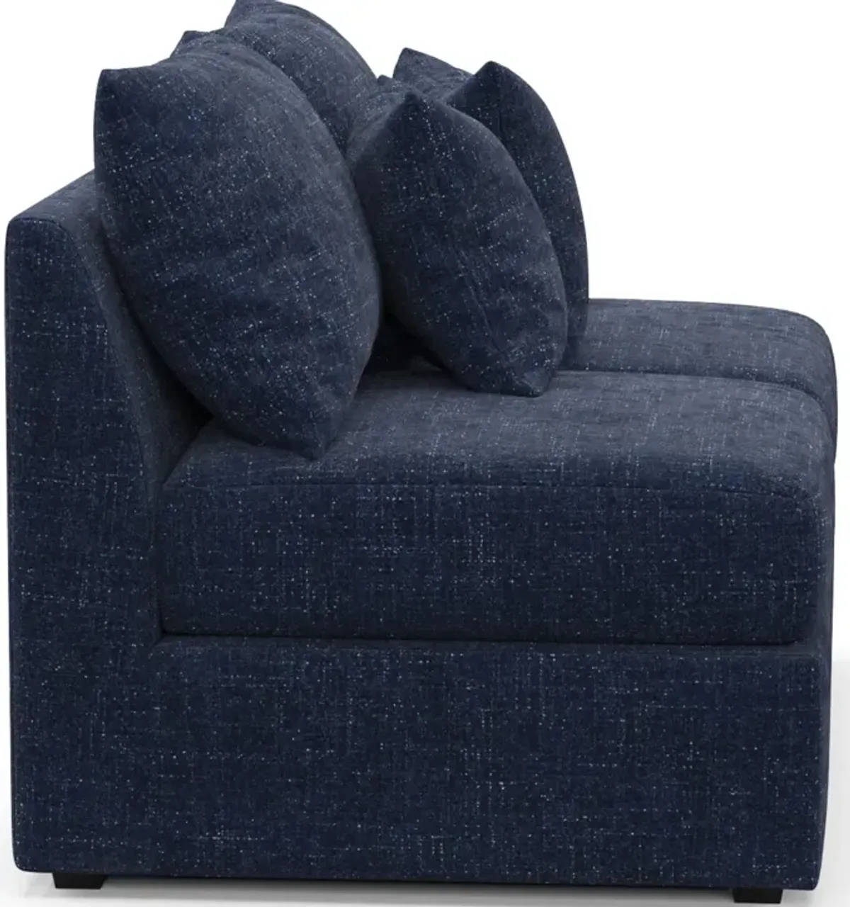 Nest Hybrid Comfort Armless Loveseat - Sundar Navy