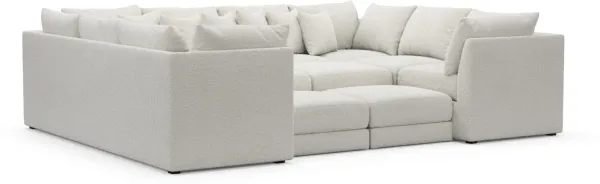 Nest Hybrid Comfort Sectional - Texel Gray