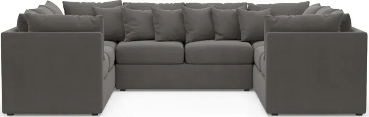 Nest Hybrid Comfort 3-Piece Pit Sectional - Merrimac Ash