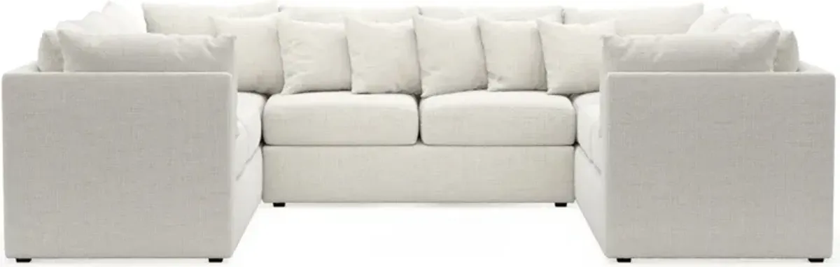 Nest Hybrid Comfort 3-Piece Pit Sectional - Bantu Pearl