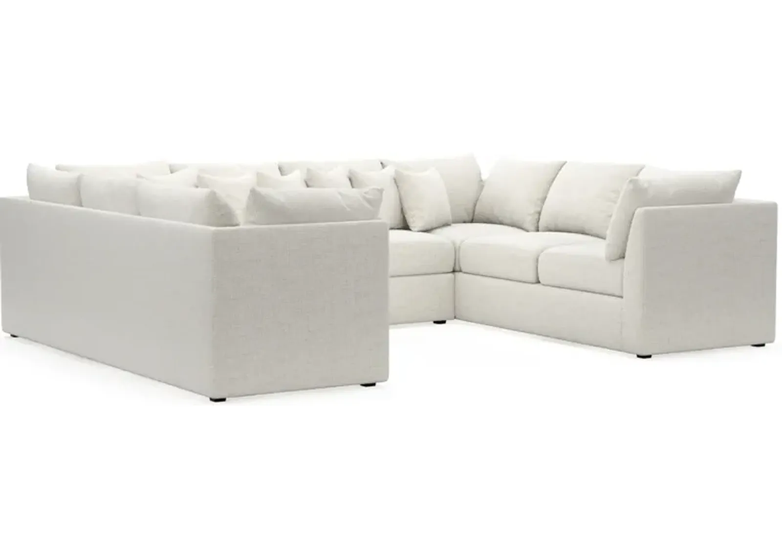 Nest Hybrid Comfort 3-Piece Pit Sectional - Bantu Pearl