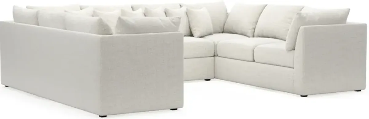 Nest Hybrid Comfort 3-Piece Pit Sectional - Bantu Pearl