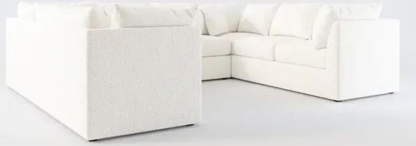 Nest Hybrid Comfort 3-Piece Pit Sectional - River Rock Ivory