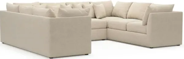 Nest Hybrid Comfort Sectional - Luscious Champagne