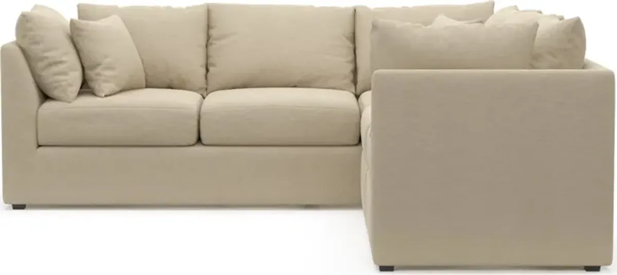 Nest Hybrid Comfort 3-Piece Small Sectional - Merrimac Ecru