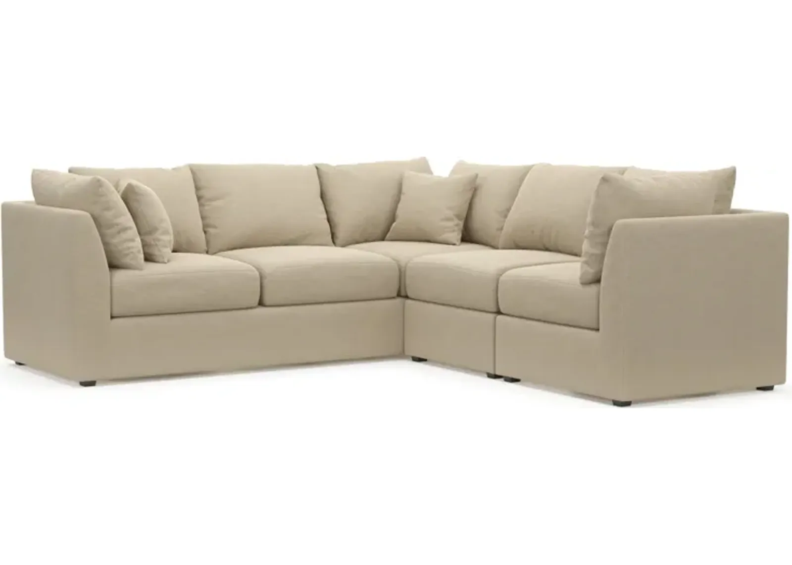 Nest Hybrid Comfort 3-Piece Small Sectional - Merrimac Ecru