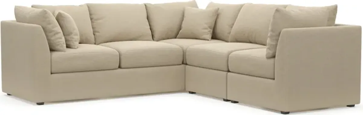 Nest Hybrid Comfort 3-Piece Small Sectional - Merrimac Ecru