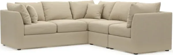Nest Hybrid Comfort 3-Piece Small Sectional - Merrimac Ecru