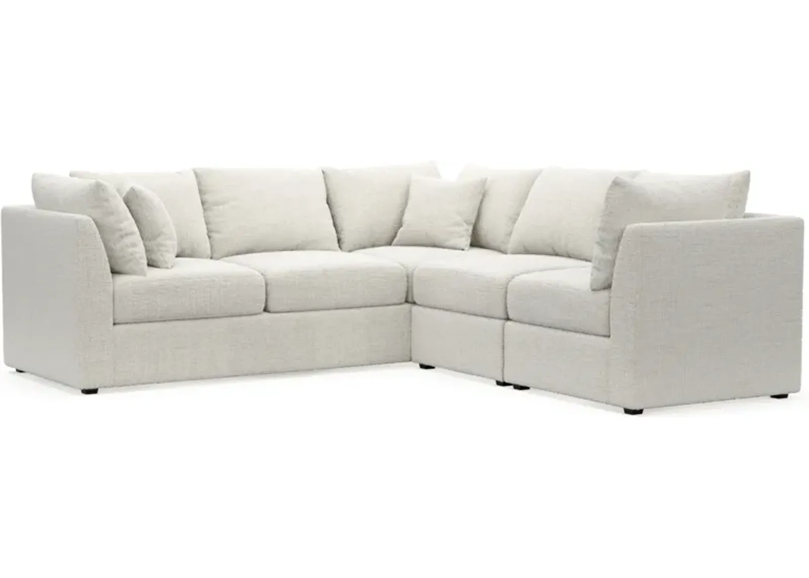 Nest Hybrid Comfort 3-Piece Small Sectional - Bantu Pearl