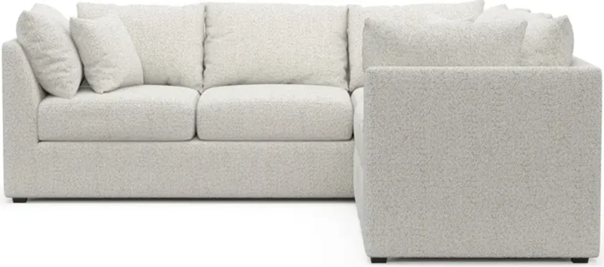 Nest Hybrid Comfort 3-Piece Small Sectional - River Rock Ivory