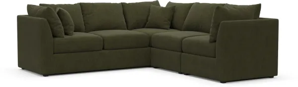 Nest Hybrid Comfort Sectional - Marina Moss