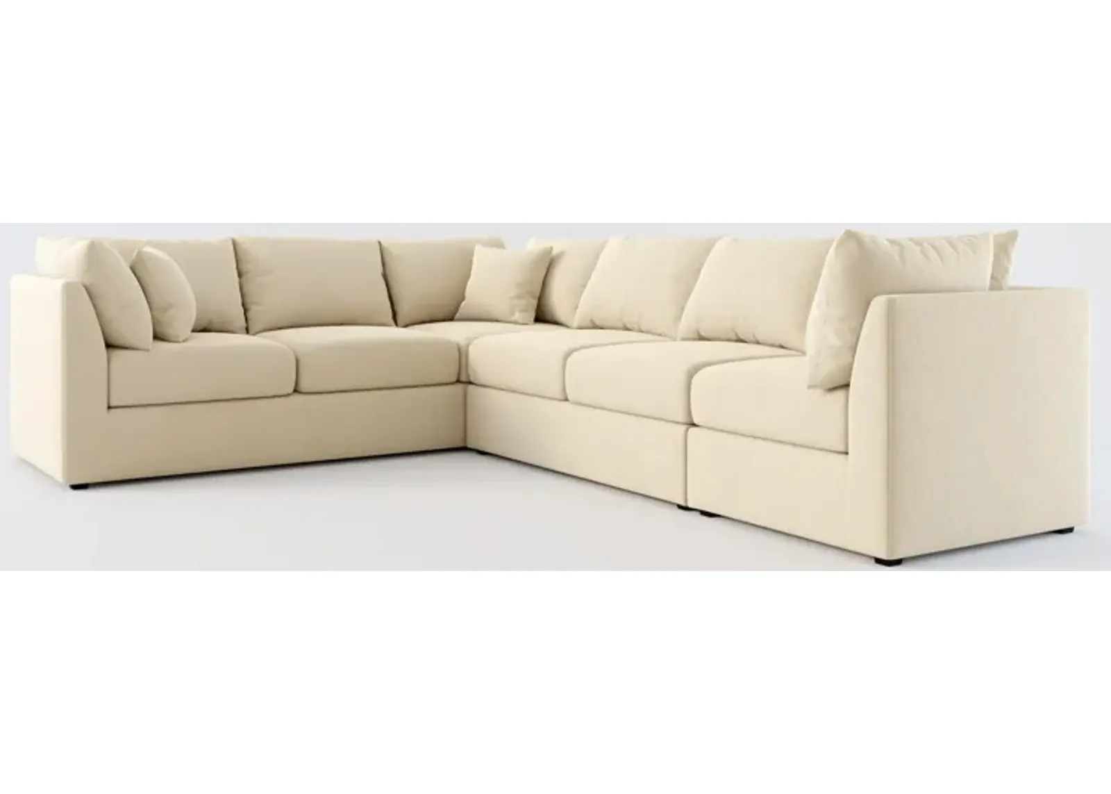 Nest Hybrid Comfort 3-Piece Large Sectional - Merrimac Ecru