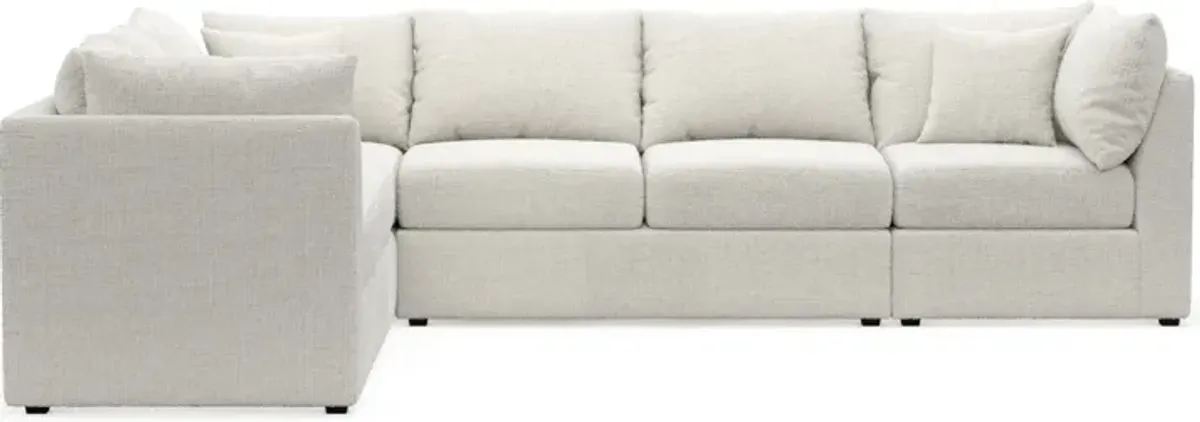 Nest Hybrid Comfort 3-Piece Large Sectional - Bantu Pearl