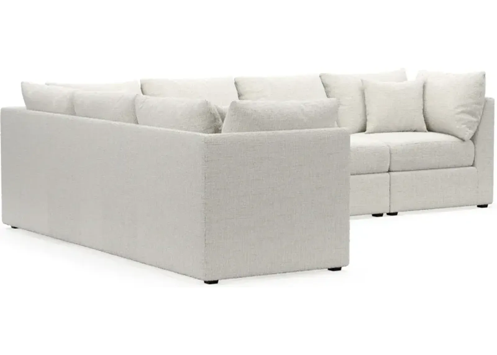 Nest Hybrid Comfort 3-Piece Large Sectional - Bantu Pearl