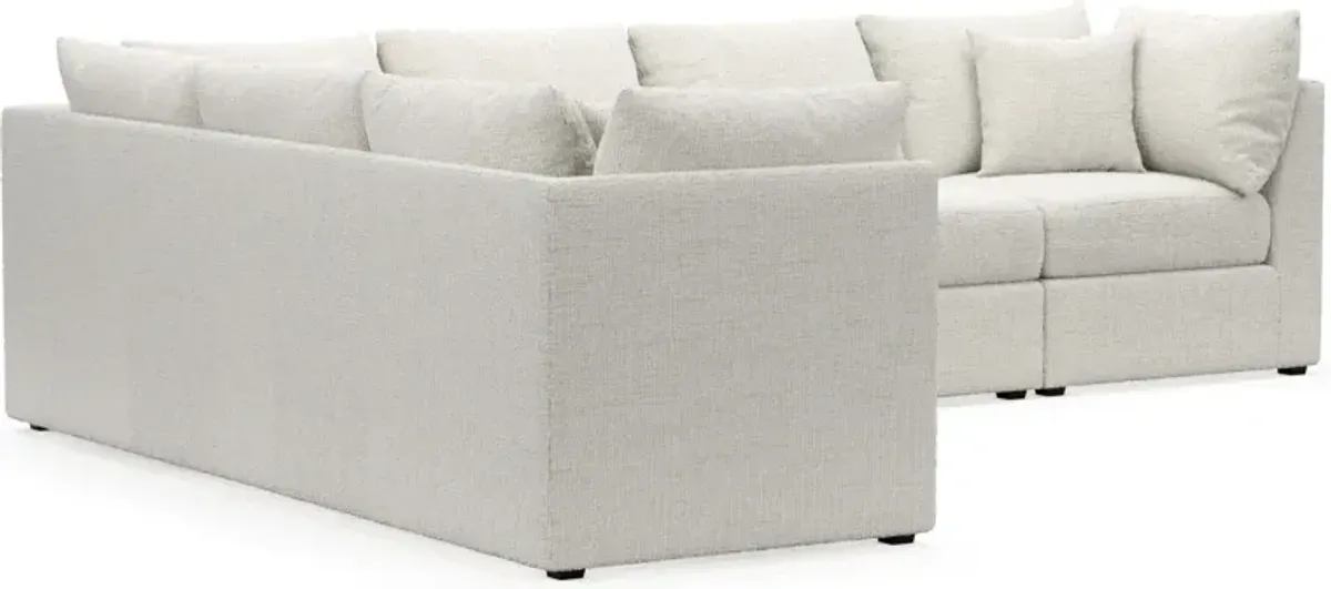 Nest Hybrid Comfort 3-Piece Large Sectional - Bantu Pearl